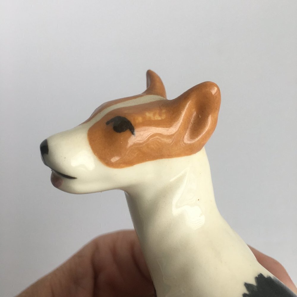 Vintage Dog Figurine Statue - Possibly Bull Terrier or Basenji? - Picture 8 of 12